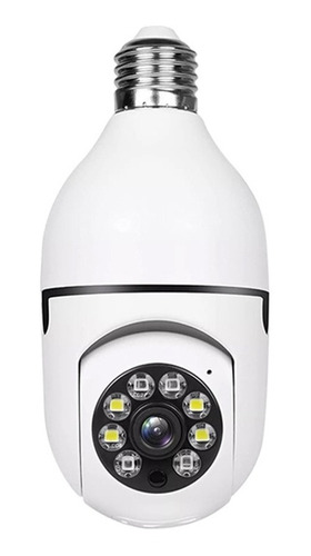 Camara Lampara Con Wifi 360° Grados Soporta Tarjeta Sd