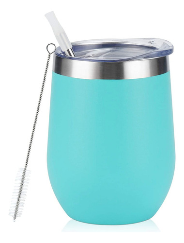 Vaso / Copa En Acero Inoxidable Personalizado Color Azul