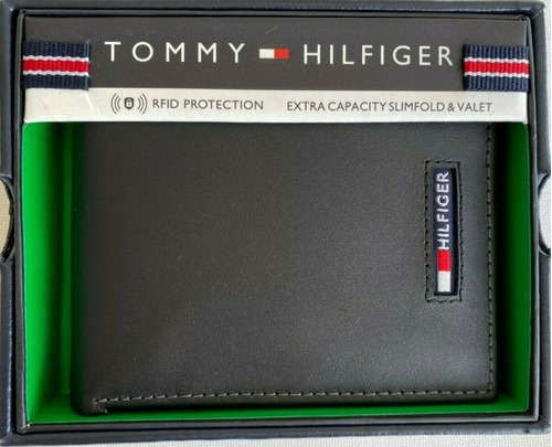 Billetera Tommy Hilfiger Con Protección Rfid Original !!