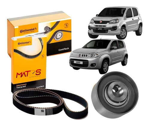 Kit Correia Dentada Uno Vivace 2012 2013 1.0 Evo Flex