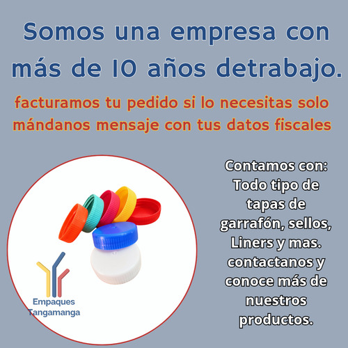 Tapa Con Liners Modelo Bonafont R49 Para Garrafón De 19/20 L Rosa Tapa Con Liners Modelo Bonafont R49 Para Garrafón De Agua Purificada De 19/20 Litros 1,000 Pz