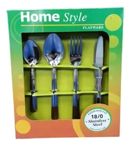 Comprar Juego De Cubiertos 16pzas Acero Inoxidable