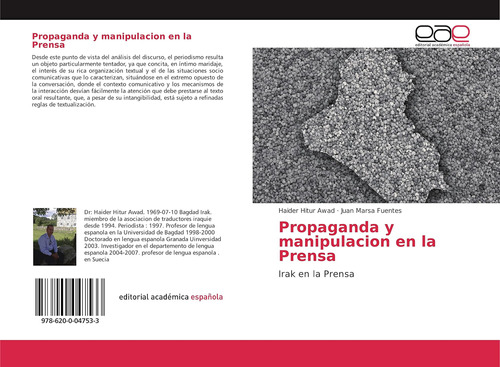 Libro: Propaganda Y Manipulacion Prensa: Irak Pr