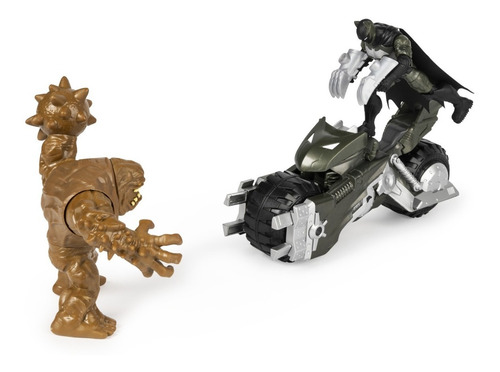 Figura Batman Batimoto Batman Vs Clayface Original Oficial