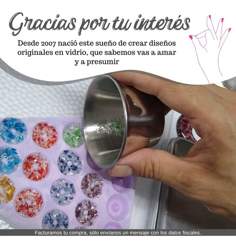 Imagen 6 de 7 de Set Collar Y Aretes Aura Con Dona De Vidrio Cadena De Acero