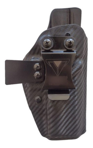 Coldre Magnum Velado Kydex Destro Carbon Black - Taurus G3c