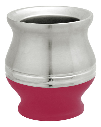 Mate Acero Inox 180ml D9/h9.6cm Base Fucsia