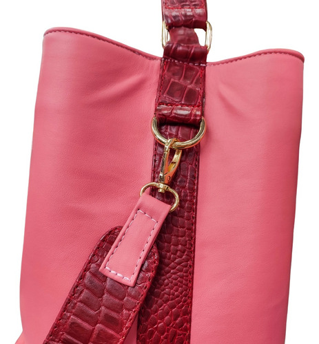 Costal Tipo Morral, Suave Piel De Borrego, Grande. Amarrte®