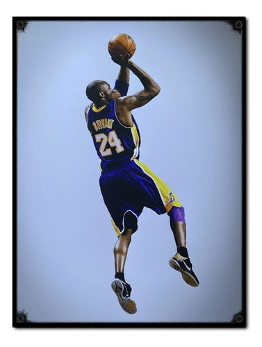 #1239 - Cuadro Decorativo Vintage - Kobe Bryant Poster Nba