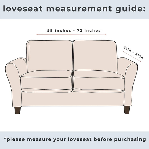 Funda Para Asiento De Amor De Felpa Moderna De Terciope...