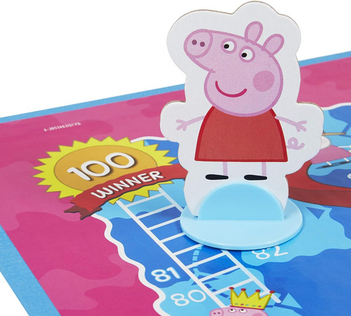 Chutes Y Escaleras: Juego De Mesa Peppa Pig Edition Para Niñ