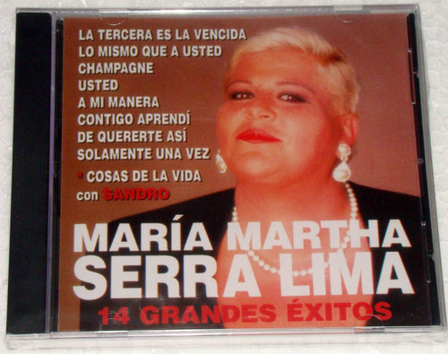 Maria Martha Serra Lima 14 Grandes Exitos Cd Sellado / Kkt 