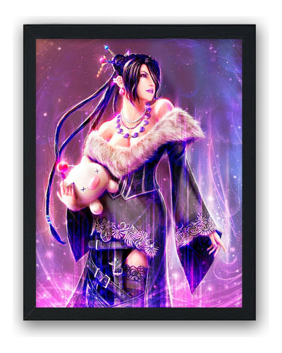 Cuadro Final Fantasy X 10 30x23 Madera Vidrio Poster Ffx07