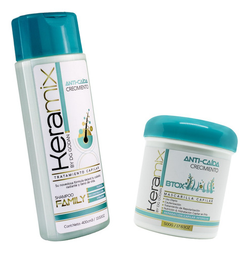 Shampoo Y Mascarilla Keramix Combo Tratamiento Capilar 