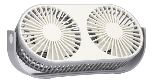 Cabezal De Carga Usb De Doble Ventilador Con Rotación De 360