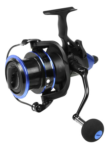 Okuma Rbf-8000 Rockaway Surf Carretes De Baitfeeder, Negro