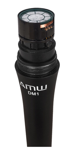 Amw Dm1 Microfone Dinâmico Fio Cardioide Em Metal . Kit 3x ! Cor Preto