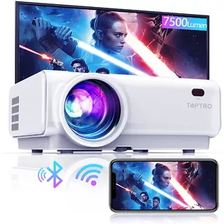 Proyector Toptro Wifi Bluetooth 8000 Lumen 1080p