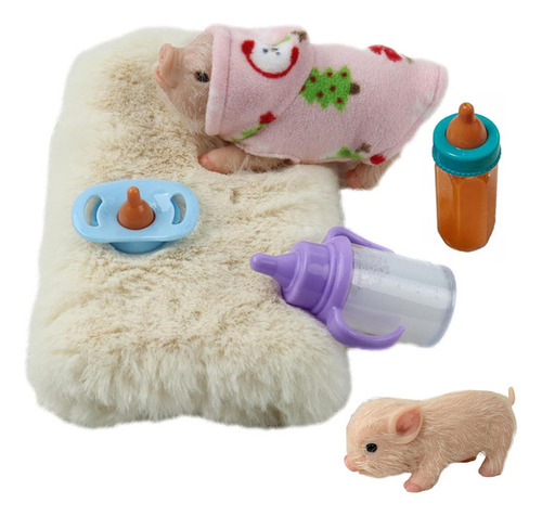Brinquedo De Porco Em Miniatura, Boneca Fofa Estilo D