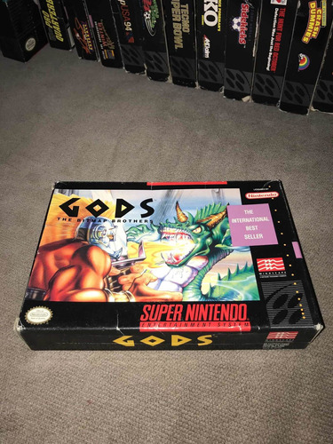 Gods The Bitmap Brother Super Nintendo Snes!!!