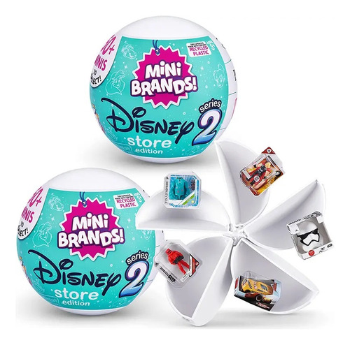 Esfera Zuru Mini Brands Disney Store Series 2 Con 5 Surprise