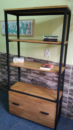 Mueble Biblioteca Hierro 