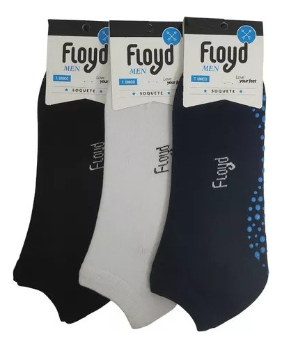 Pack 3 Medias Floyd Antideslizante Yoga Pilates Hombre