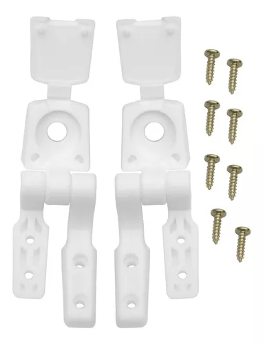 TORNILLOS PLÁSTICOS PARA ASIENTO SANITARIO DE 6.2 CM BLANCO COFLEX 2 PIEZAS