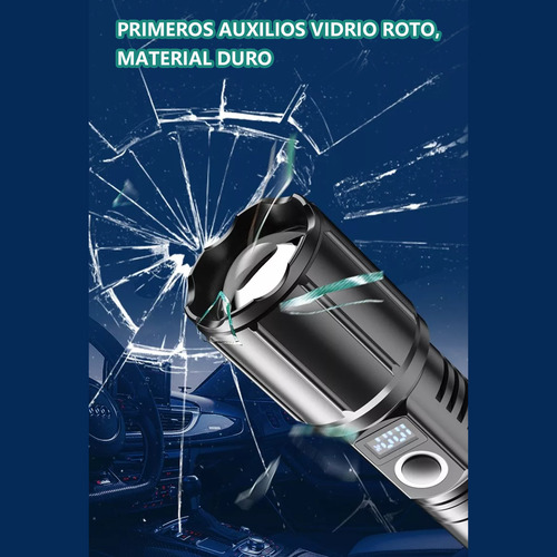 Linterna Portátil De Luz De Carretera Con Zoom 3000 Lm