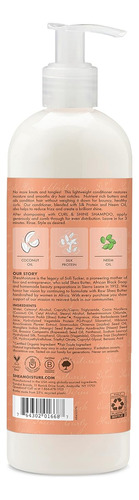 Acondicionador Sheamoisture Curl & Shine, Coco E Hibisco,...