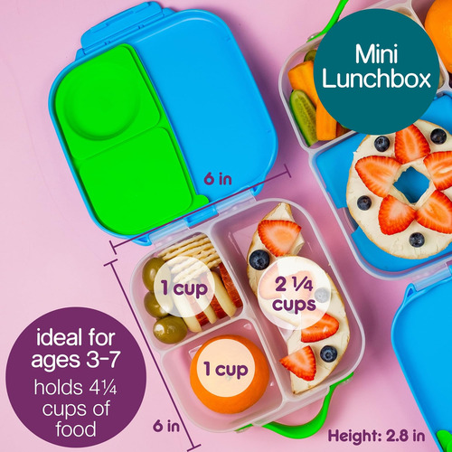 Mini Lunch Box + Snack Box (ocean Breeze): Incluye Lunch Box
