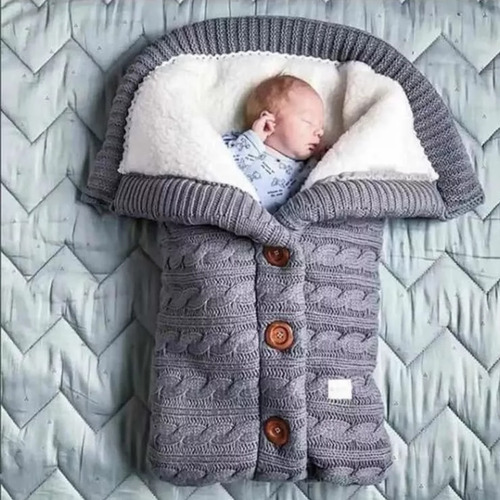 Saco De Dormir Cobertor De Bebê Somente Na Cor Bege