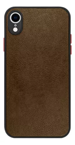 Funda Cuero Marrón para iPhone XR