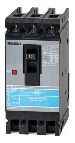 Siemens® Interruptor Termomagnético Ed2 50a Ed23b050mx