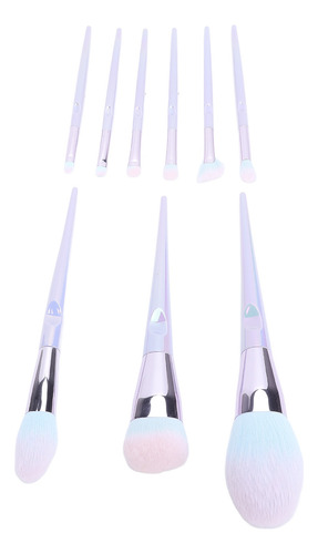 Set De Maquillaje Profesional De 9 Pinceles De Belleza Color