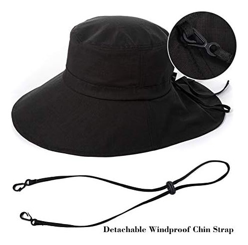Gorra Con Solapa De Verano Para Mujer, Plegable, De Algodón,