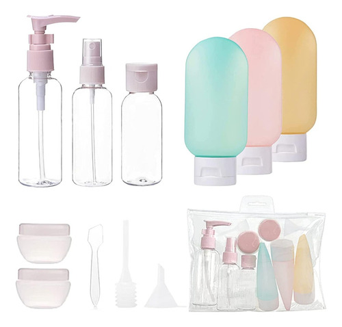. Contenedores Cosméticos De Tamaño De Viaje For Reenvasado