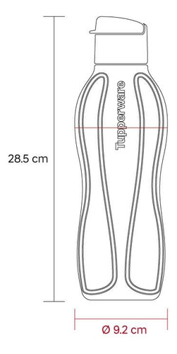 Tupperware Botella Termo Eco Twist 1 Litro 