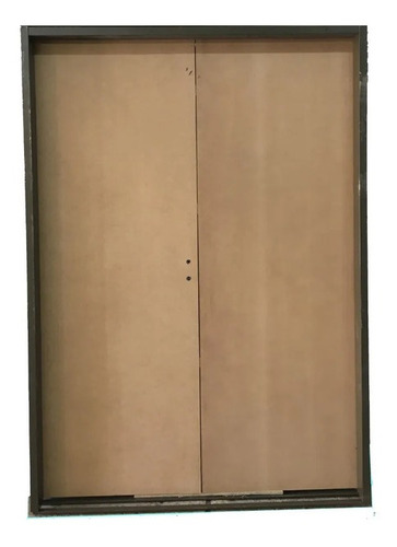 Puerta Placa Doble Hoja 10-180 Mdf Durlock Derecha Ecomat