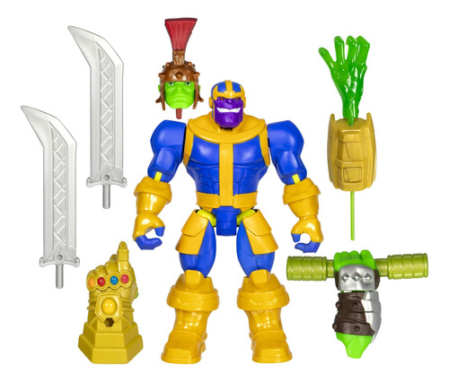 Boneco De Ação Avengers Marvel Mixmashers Thanos 13 Cm Com A