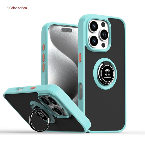 Funda Premium Para Oppo A16k/a16 4g Con Soporte De Anillo, Delgada, Función Atril, Anticaída