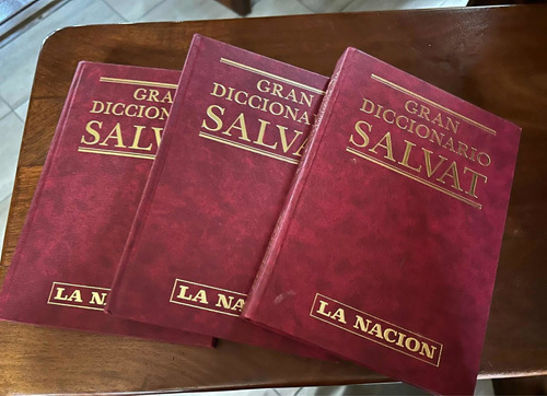 Gran Diccionario Salvat. 3 Tomos Encuadernado Completo Impec