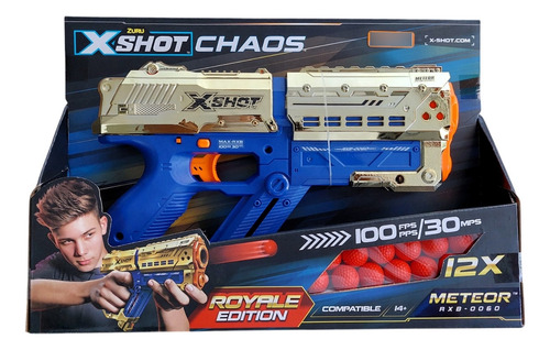 Lanzador X Shot Chaos 12x Meteor Rxb-0060 Zuru