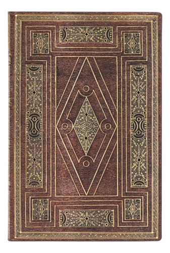 Cuaderno Paperblanks Primer Folio Mini Rayado Marrón
