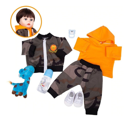 Bebe Reborn Menino Corpo Inteiro Silicone