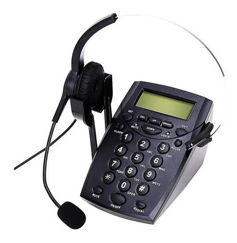 Teléfono Noga Call Center Headset Manos Libres Cabezal