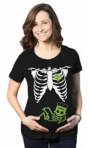 Playera Maternidad Frankenstein Halloween
