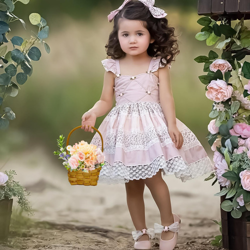 Cesta Tejida Para Niña De Flores Cesta De Flores Tejida Con