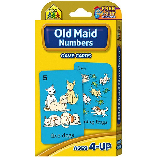 Tarjetas De Juego Old Maid School Zone