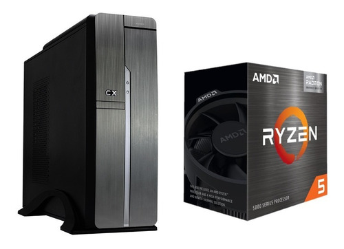 Pc Cx Slim Ryzen 5 5600g Vega 7 16gb 3200 Ssd 240gb + 1 Tb C